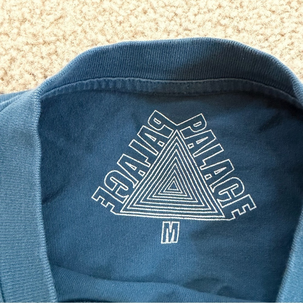 Palace TRI-TEX T-SHIRT Blue - Size M - Picture 3 of 4